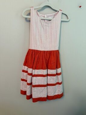 Well Dressed Wolf Striped Pink and Coral Dress